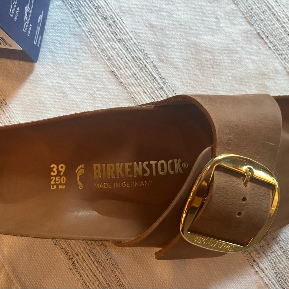 Birkenstock Madrid Sandals Size 39. Cognac color. Brand new. Never worn.
